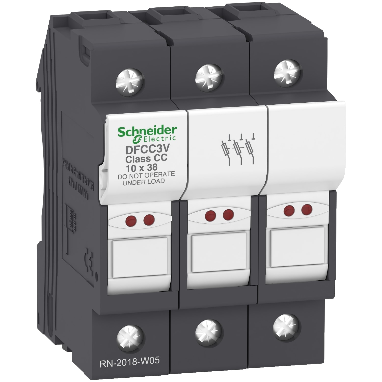 SCHNEIDER ELECTRIC SNRDFCC3V PORTAFUSIBILE CLASSE CC 30A 3P CON LED