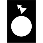 SCHNEIDER ELECTRIC - SNRZB2BY2918 Etichetta - 30×40mm - nero - indietro, lento-veloce