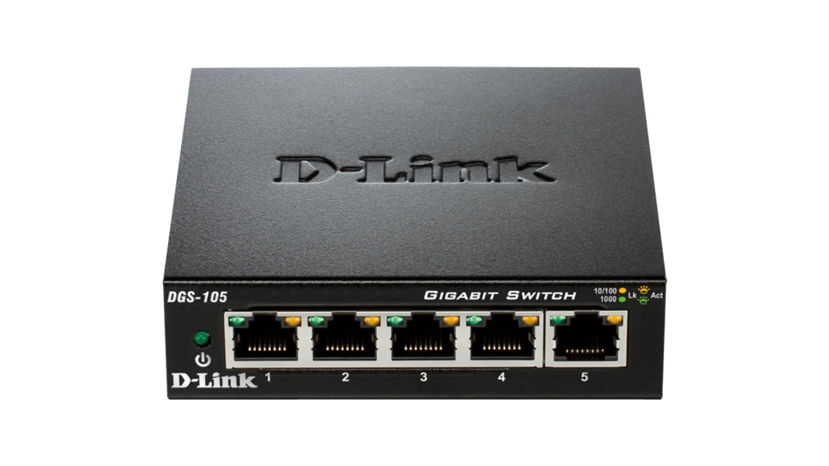 D-LINK MEDITERRANEO DLKDGS-105/E SWITCH UNMANAGED 5 PORTE GIGABIT -(NO RA