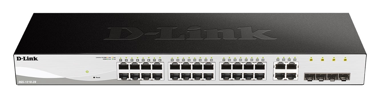 D-LINK MEDITERRANEO DLKDGS-1210-28 SWITCH SMART 24 X 1GB, 4 X SFP COMBO - R