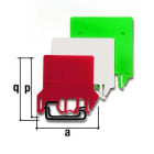 CABUR SRL CBRDH01R DFH/1/ROSSO DIAFRAMMA COLORATO