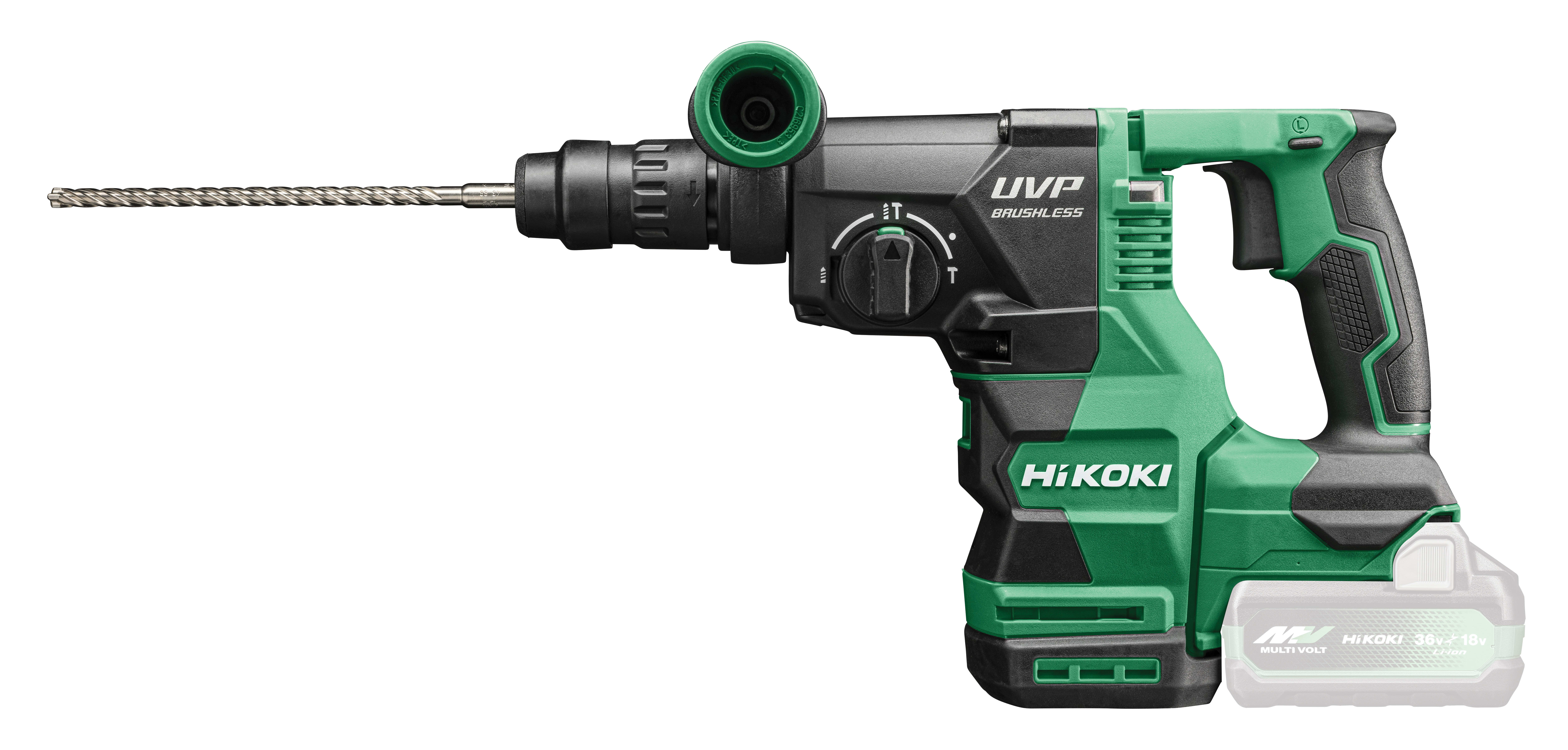 HIKOKI POWER TOOLS HIADH3628DCW2Z TASSELL. SDS-PLUS, 36V-28MM, CORPO