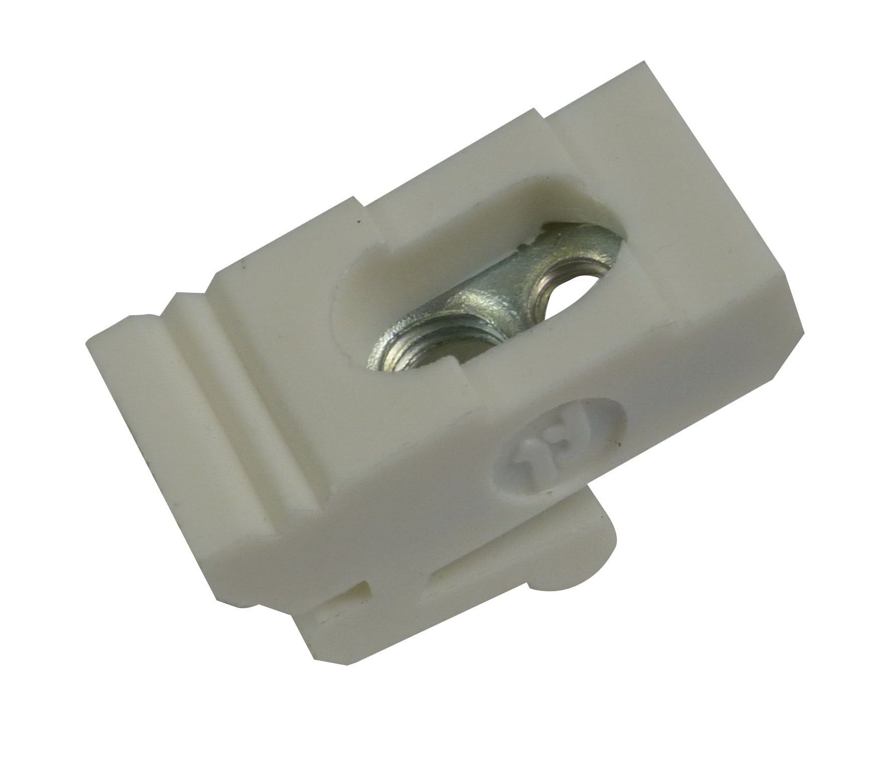 TEKNOMEGA SRL TKGDIN1100 CLIP PA66 X GUIDA DIN ASIM. FORI M3-M5