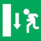 DISANO DIS99522200 ETICHETTA USCITA EM GIU SAFETY 323 VERDE