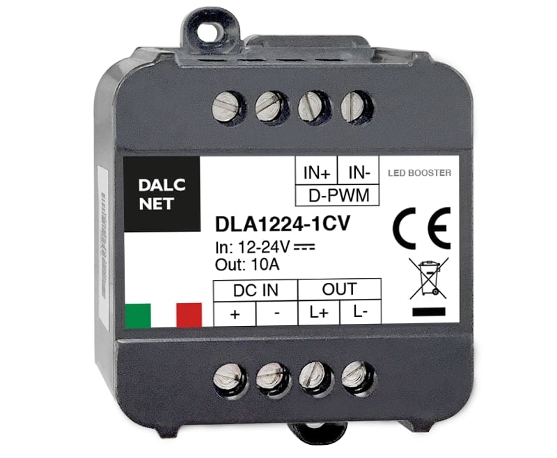 DIGIMAX SRL - DIXDLA1224-1CV DIMMER BOOSTER CV 12-24VIN 1CH