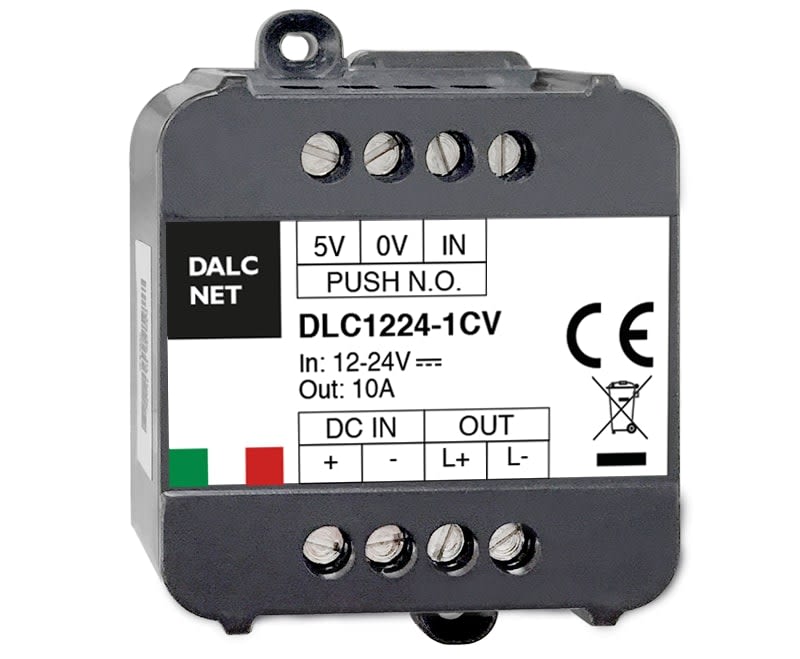 DIGIMAX SRL - DIXDLC1224-1CV DIMMER PUSH CV 12-24VIN 1CH