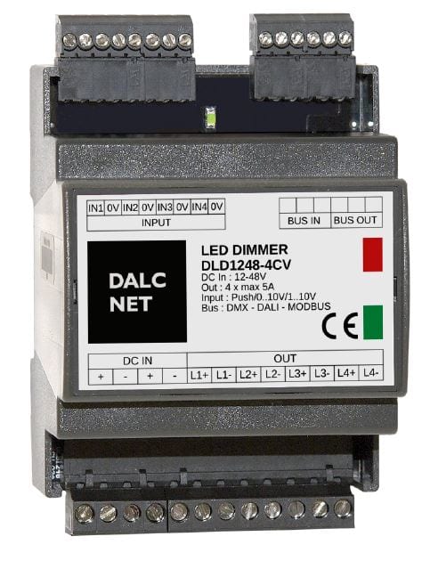 DIGIMAX SRL DIXDLD12484CMODBUS DIMMER MODBUS +PUSH CV 12-48VIN 4CH