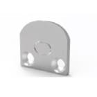 DESIGN LUCE - DLU1010503000 U01 TESTATA TONDA 1 PZ BIA INTONACO