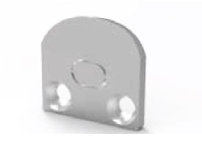 DESIGN LUCE - DLU1010503000 U01 TESTATA TONDA 1 PZ BIA INTONACO