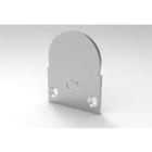 DESIGN LUCE - DLU1030606000 U02 TESTATA TONDA 1 PZ ALU NAT