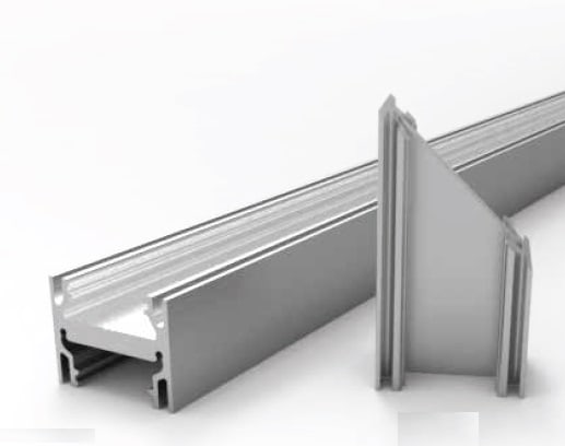 DESIGN LUCE DLU1040302001 STRUCTURAE PROFILO 1CM ARGENTO