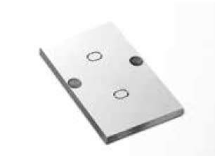 DESIGN LUCE - DLU1110402000 ZER065 TESTATA 1 PZ ARGENTO OPACO