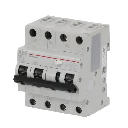 ELETTRA SRL AEG AEGDMA63NPC32/300 MTD AEG 3P+N C 32A 6KA 300MA A