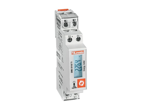 LOVATO LOVDMED110T1 CONTATORE ENERGIA DIG.40A MONOF.1OUT PR.