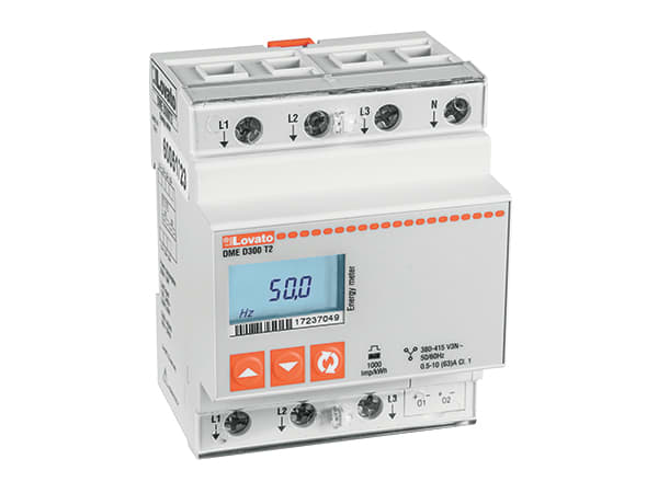 LOVATO LOVDMED300T2 CONTATORE ENERGIA DIG.80A TRIF.2OUT PR.