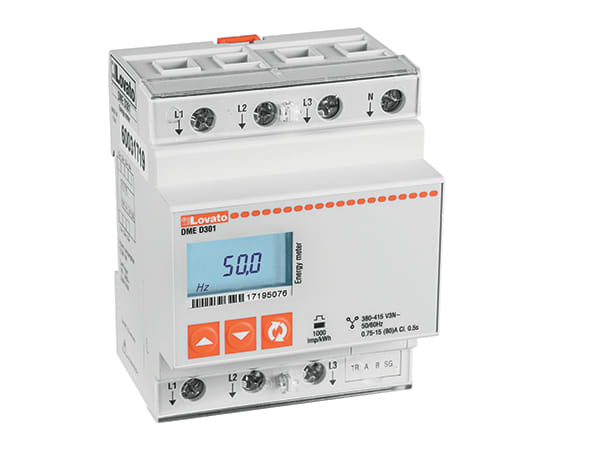 LOVATO LOVDMED301 CONT.ENERGIA TRIF. 80A DIR. RS485