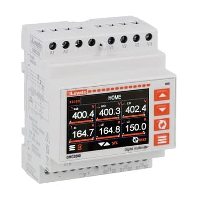 LOVATO LOVDMG2000 MULT. MOD 4U GLCD A COLORI, ETHERNET