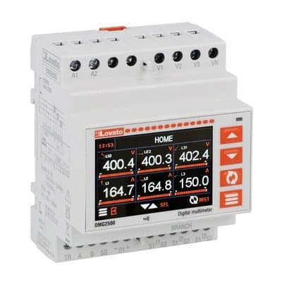 LOVATO LOVDMG2500 MULT. MOD 4U GLCD A COLORI, RS485, ESP.