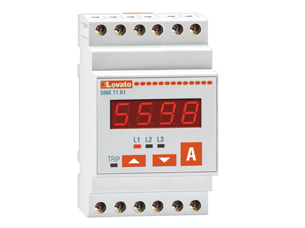 LOVATO LOVDMK71R1 AMPEROM.DIGIT.3F 220-240VAC+RE LE PROGR.