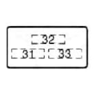 ABB SPA ABBKV 713 9 MA6-1084 TARGHETTA SLOW OFF FAST