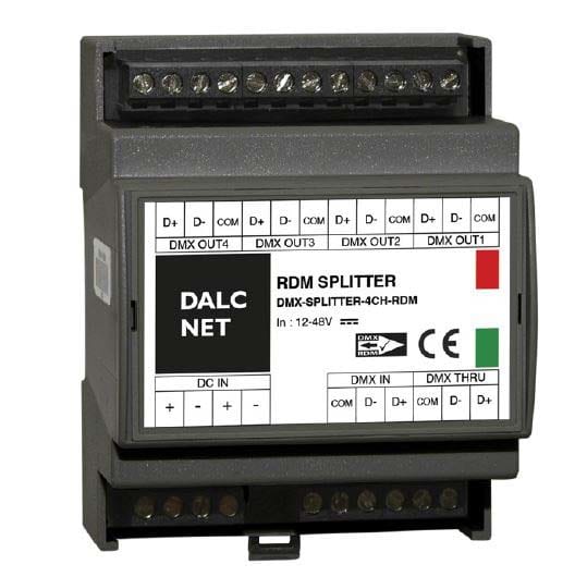 DIGIMAX SRL DIXSPLITTER-4CH-LE SPLITTER DMX CV 12-24VIN 4CH