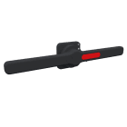 TECHNOELECTRIC SRL - TEHGA6007 MANIGLIA BLOCCO PORTA NERA DOPPIA 460MM