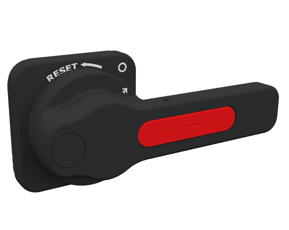 TECHNOELECTRIC SRL - TEH18856 MANIGLIA BLOCCO PORTA NERA 150MM PER SEZ