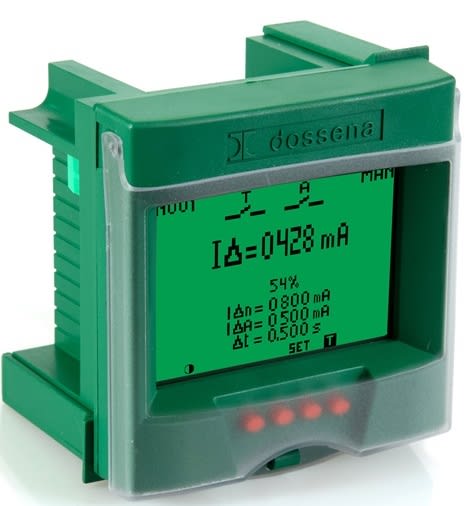 DOSSENA SNC DI BAR - DOS9DER4/2ICCRS485 DER4/2I 24-240Vcc DIFF TIPO A 96X96 +RS4