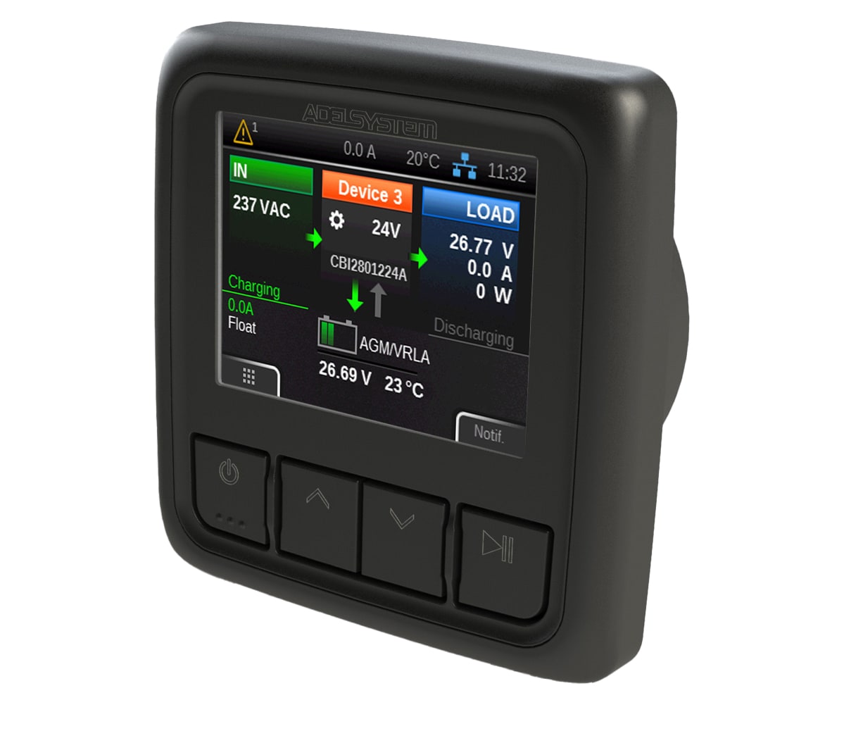ADEL SYSTEM SRL ADYDPY351 DISPLAY 3.5 ETHERNET SNMP,TCP/IP