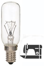 DURALAMP SPA DRL00127 TUBOL. 17X57 B15D 15W 230V MACCH.CUCIRE