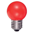 DURALAMP SPA - DRLL140PR PING BALL E27 ROSSA 0,8W
