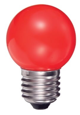 DURALAMP SPA DRLL140PR PING BALL E27 ROSSA 0,8W