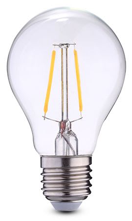 DURALAMP SPA - DRLLF0541W FILAMENTO A60 2,5W E27 2700K TRAS