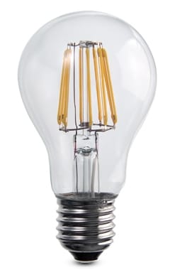 DURALAMP SPA DRLLF0542W FILAMENTO LED GOCCIA 6W E27 2700K TRAS