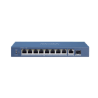 HIKVISION ITALY SRL - HIK301801376 DS-3E0510P-E SWITCH GIGABIT UNMAN 8POE