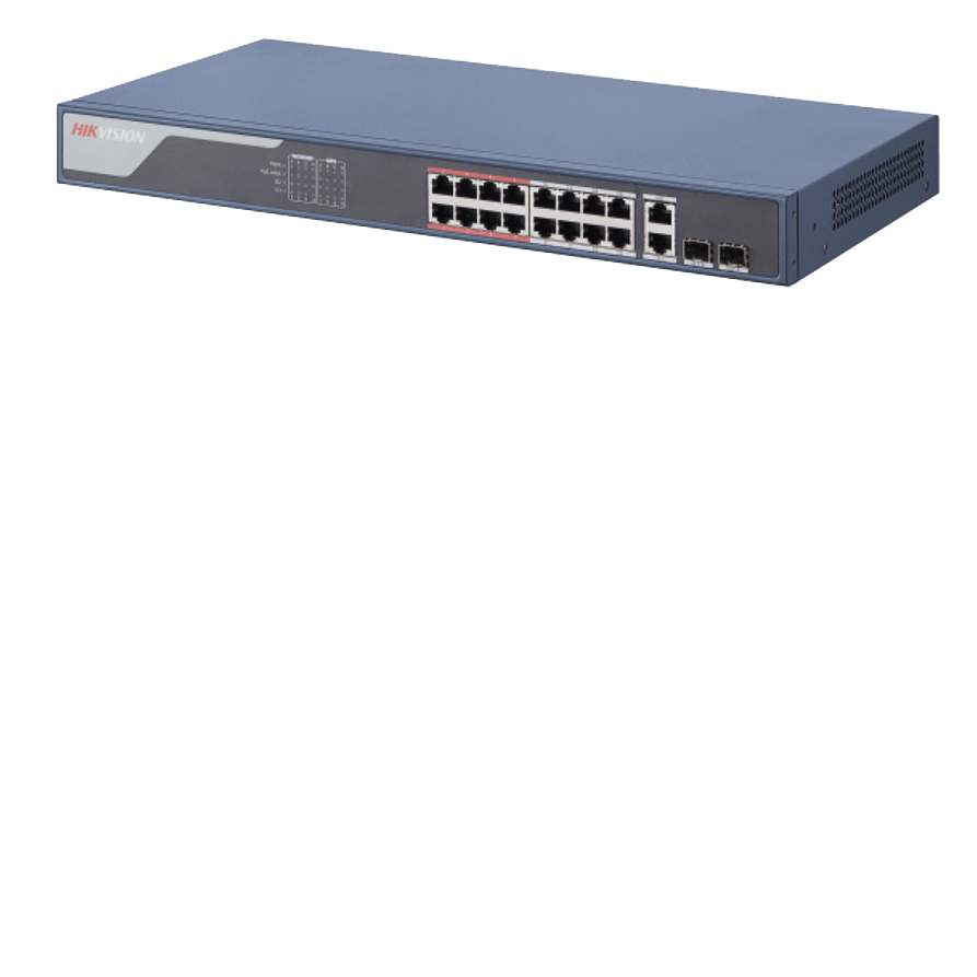 HIKVISION ITALY SRL - HIK301802309 DS-3E1318P-SI : SMART MANAGED POE 10/100 + UPLINK GIGABIT COMBO