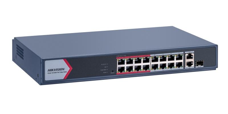 HIKVISION ITALY SRL HIK301802707 DS-3E1318P-EI/M SMART MANAGED POE 10/100