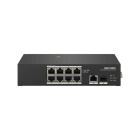 HIKVISION ITALY SRL - HIK301803169 DS-3T0310HP : INDUSTRIALE 10/100 HI-POE DIN + UPLINK GIGABIT SFP UNMANAGED
