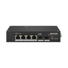HIKVISION ITALY SRL - HIK301803166 DS-3T0506HP : INDUSTRIALE GIGABIT HI-POE DIN + UPLINK GIGABIT SFP UNMANAGED