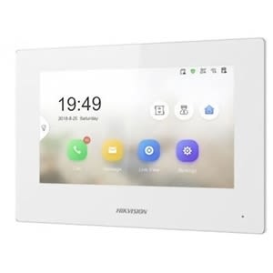 HIKVISION ITALY SRL - HIK305301846 DS-KH6320-WTE2-W POSTO INTERNO 2FILI 7"BIA