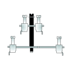 CABUR SRL CBRDS108 DAS/VCE VITE/COLONNINA PARALL.