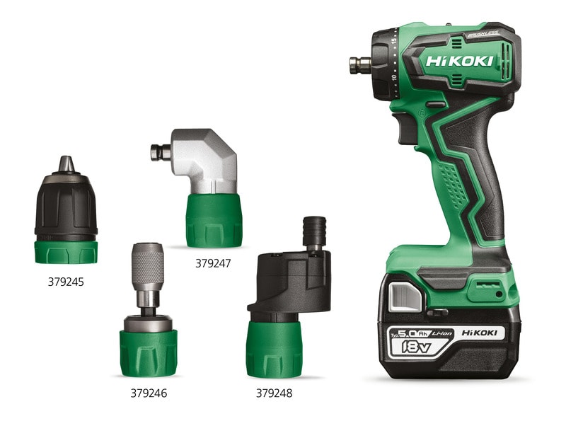 HIKOKI POWER TOOLS - HIADS18DDQWSZ TRAPANO AVVIT. 18V, 2X5.0AH