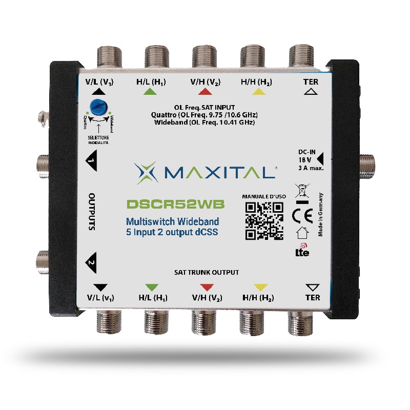 FTE MAXIMAL ITALIA S FTEDSCR52WB DSCR52WB MULTISWITCH WIDEBAND 5IN 2OUT D