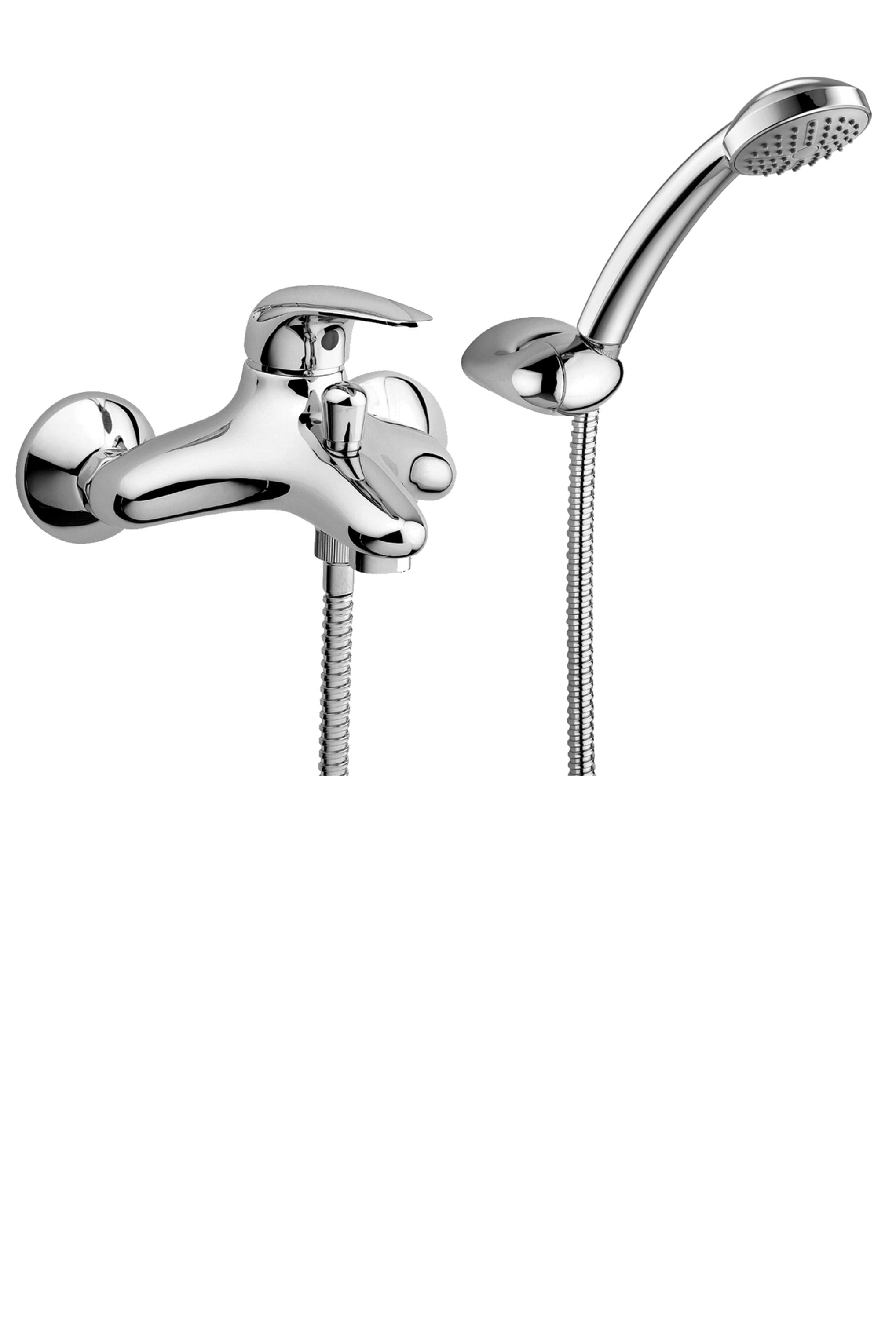 RUBINETTERIA PAFFONI PFFDU024CR MIX VASCA CON SET DOCCIA E SUPPORTO SNOD