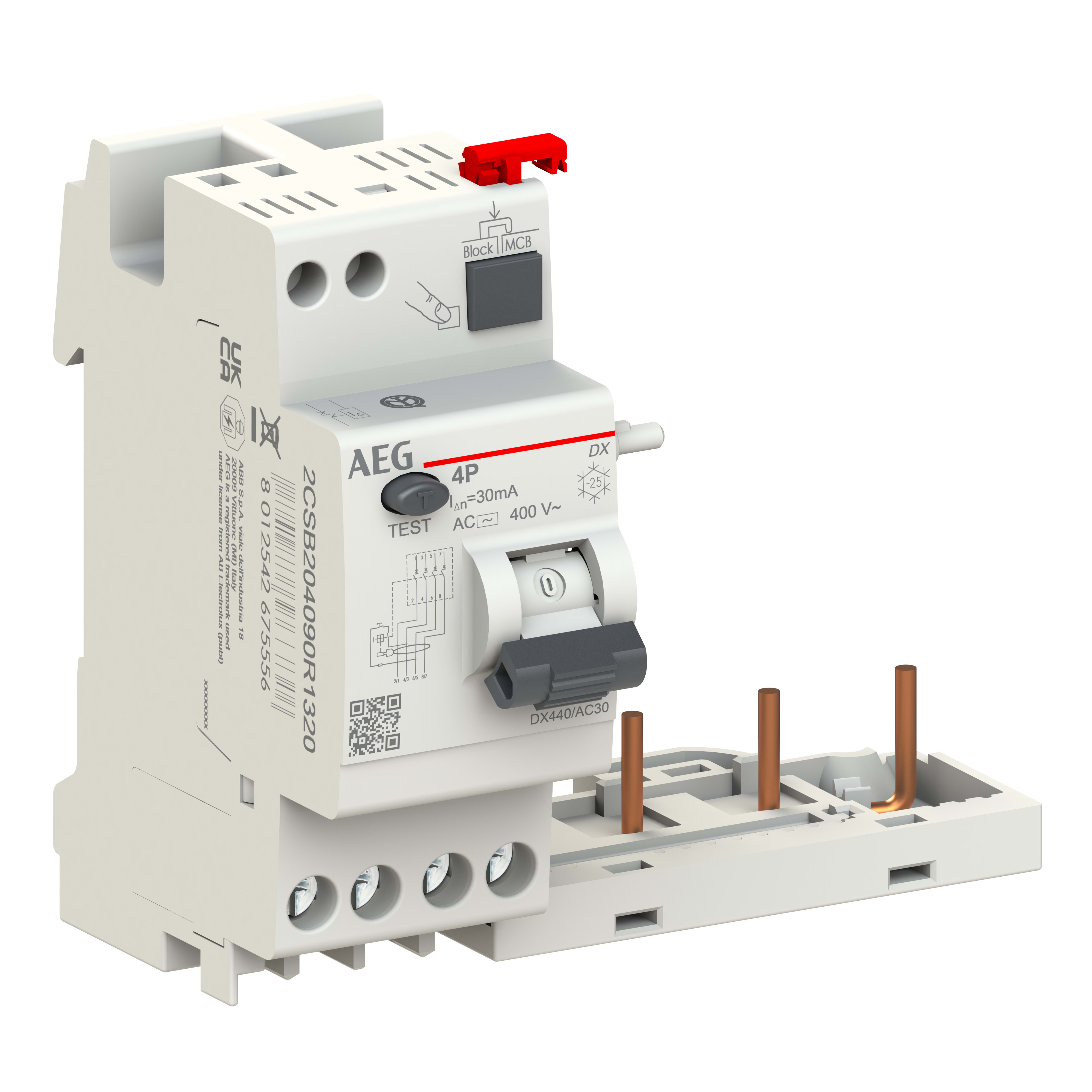 ELETTRA SRL AEG AEGDX440/A300 BLOCCO DIFF.AEG DX 4P 40A 300MA A 2M