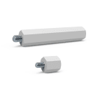 TEKNOMEGA SRL - TKGDZP1060 Distanziale plastico H.45mm M6