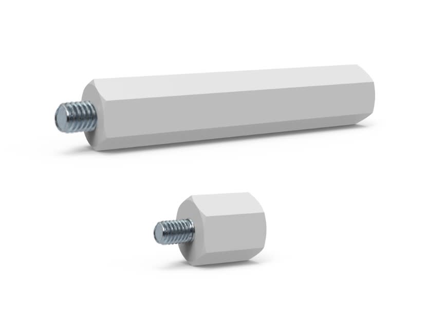 TEKNOMEGA SRL - TKGDZP1040 Distanziale plastico H.120mm M5