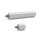 TEKNOMEGA SRL - TKGDZP1025 DISTANZIALE PLASTICO POLISTIRENE H55MM M