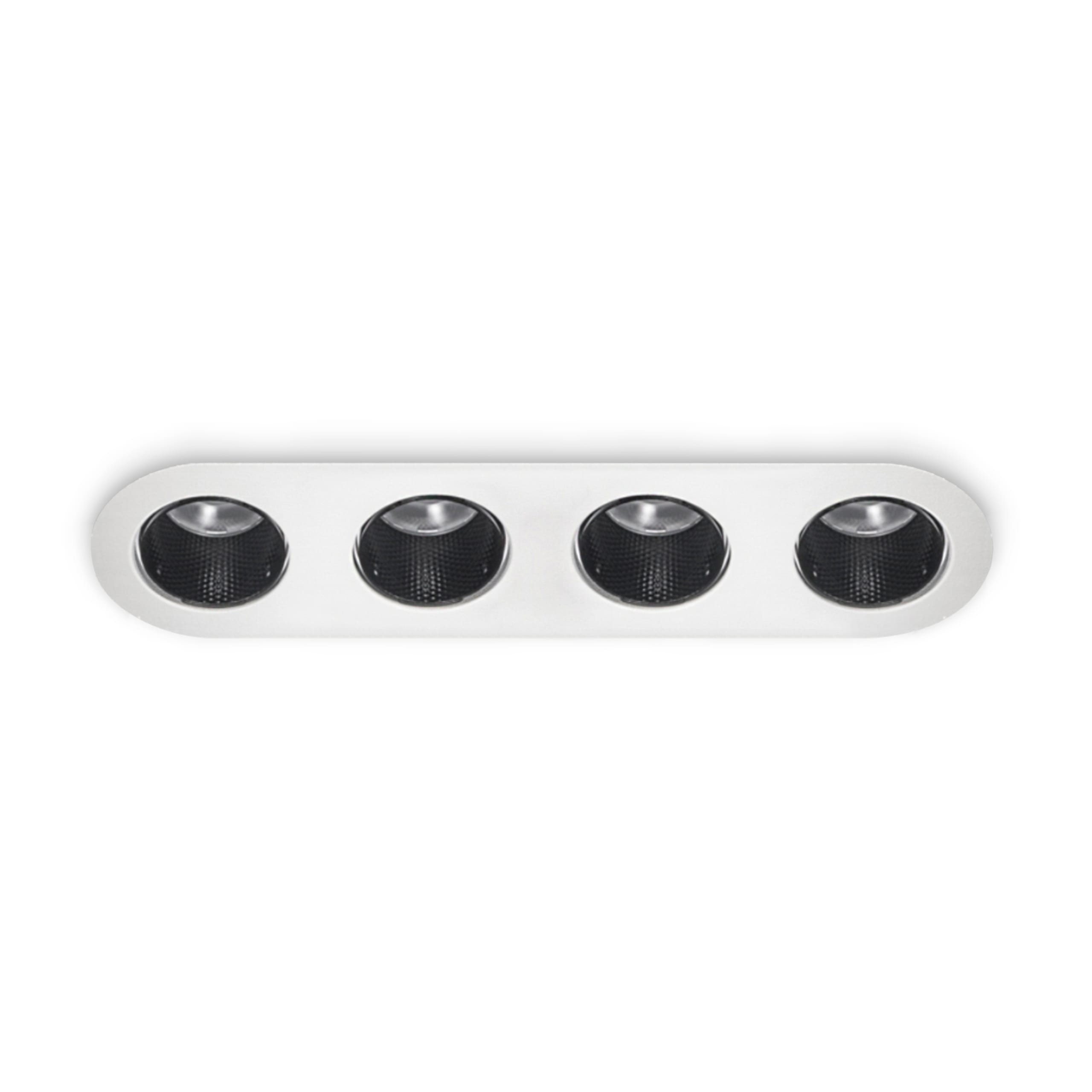 EXENIA SRL EXE12686RW23FN DARKFIXMINI4X SQ. BIANCO 9230 34 -4.5W