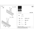 RITTAL SPA - RIT4199000 VX 6 SUPPORTI PER PROFILATI A C - 6PZ